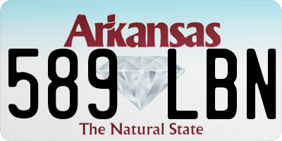 AR license plate 589LBN
