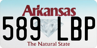 AR license plate 589LBP