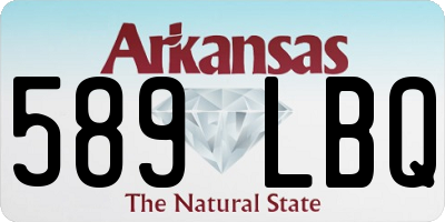 AR license plate 589LBQ