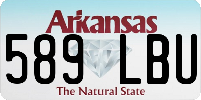 AR license plate 589LBU