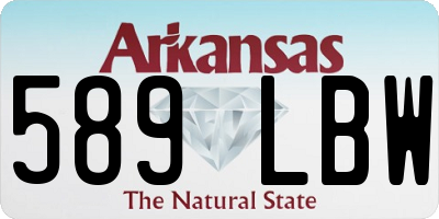 AR license plate 589LBW