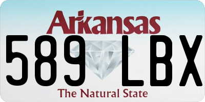 AR license plate 589LBX