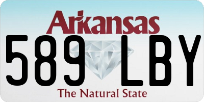 AR license plate 589LBY
