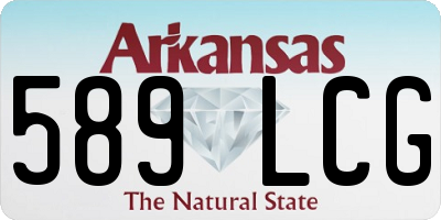 AR license plate 589LCG