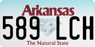 AR license plate 589LCH