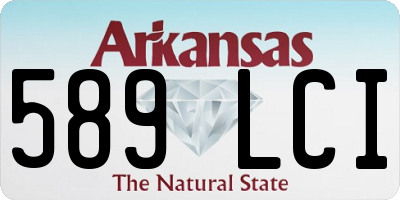 AR license plate 589LCI