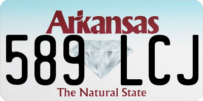 AR license plate 589LCJ