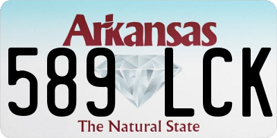 AR license plate 589LCK