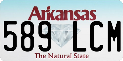 AR license plate 589LCM