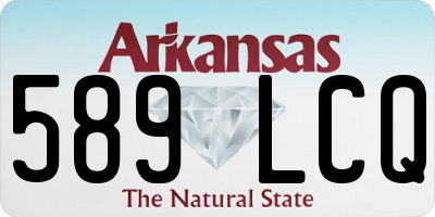 AR license plate 589LCQ