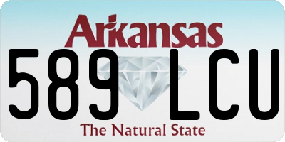 AR license plate 589LCU