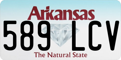 AR license plate 589LCV