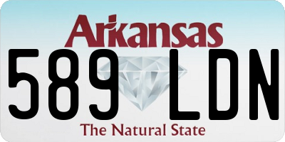 AR license plate 589LDN