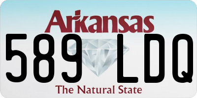 AR license plate 589LDQ