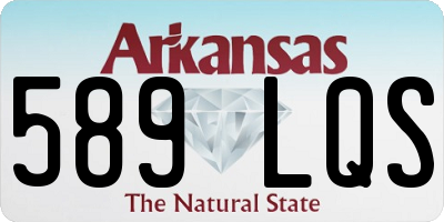 AR license plate 589LQS