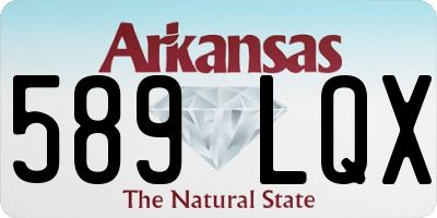 AR license plate 589LQX