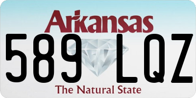 AR license plate 589LQZ
