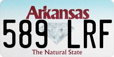 AR license plate 589LRF