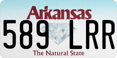 AR license plate 589LRR