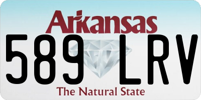 AR license plate 589LRV