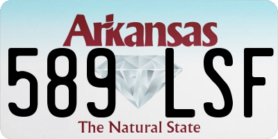 AR license plate 589LSF