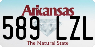 AR license plate 589LZL