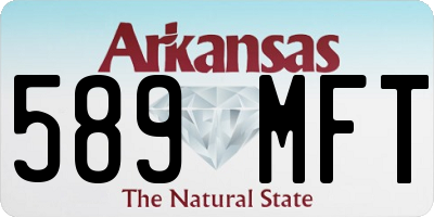 AR license plate 589MFT