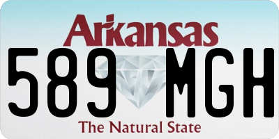AR license plate 589MGH