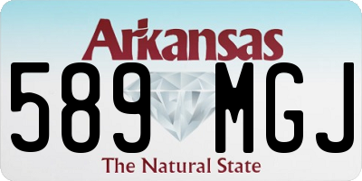 AR license plate 589MGJ