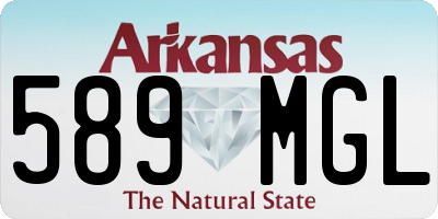 AR license plate 589MGL