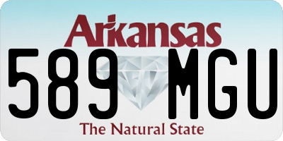 AR license plate 589MGU