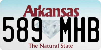 AR license plate 589MHB