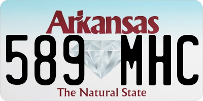AR license plate 589MHC
