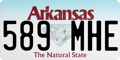 AR license plate 589MHE