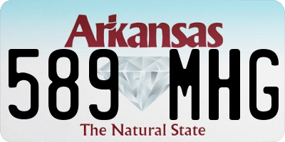 AR license plate 589MHG