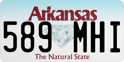 AR license plate 589MHI