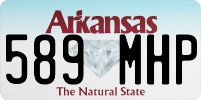 AR license plate 589MHP