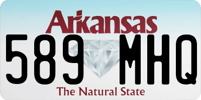 AR license plate 589MHQ