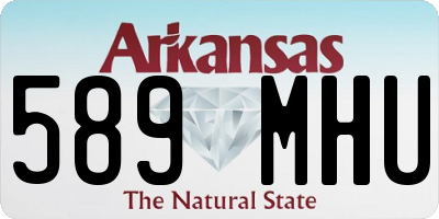 AR license plate 589MHU