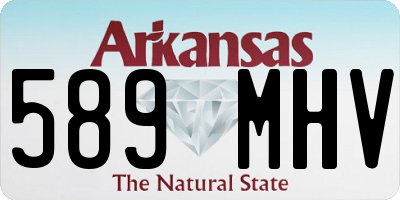 AR license plate 589MHV