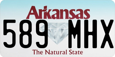 AR license plate 589MHX
