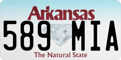AR license plate 589MIA