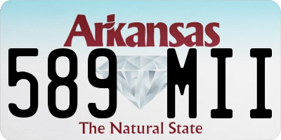 AR license plate 589MII