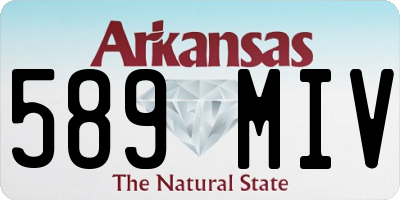 AR license plate 589MIV