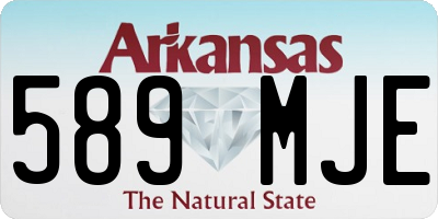 AR license plate 589MJE