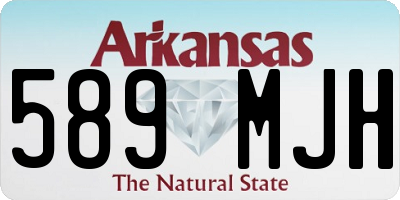 AR license plate 589MJH