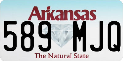 AR license plate 589MJQ