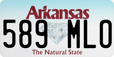 AR license plate 589MLO