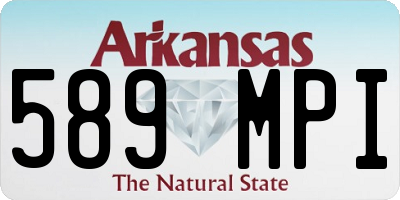 AR license plate 589MPI