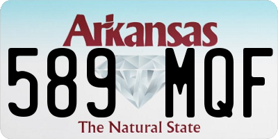 AR license plate 589MQF